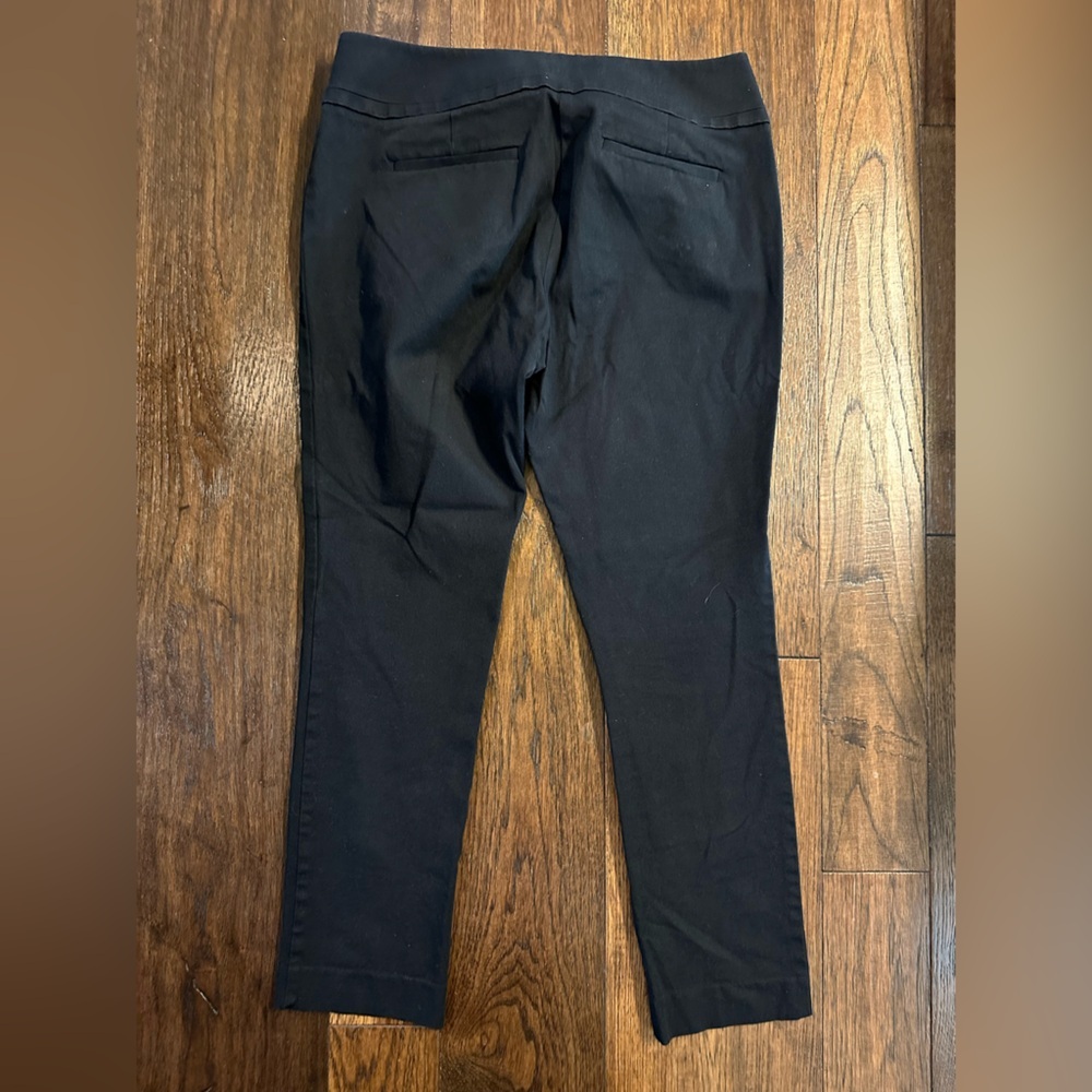 LOFT Marissa Black Ankle Pants- size 8 - Picture 2 of 7